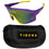 LSU Tigers Shield Sunglasses with Case