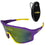 LSU Tigers Shield Sunglasses with Visor Clip