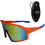 Florida Gators Shield Sunglasses with Visor Clip