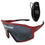 S. Carolina Gamecocks Shield Sunglasses with Visor Clip