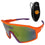 Clemson Tigers Shield Sunglasses with Visor Clip