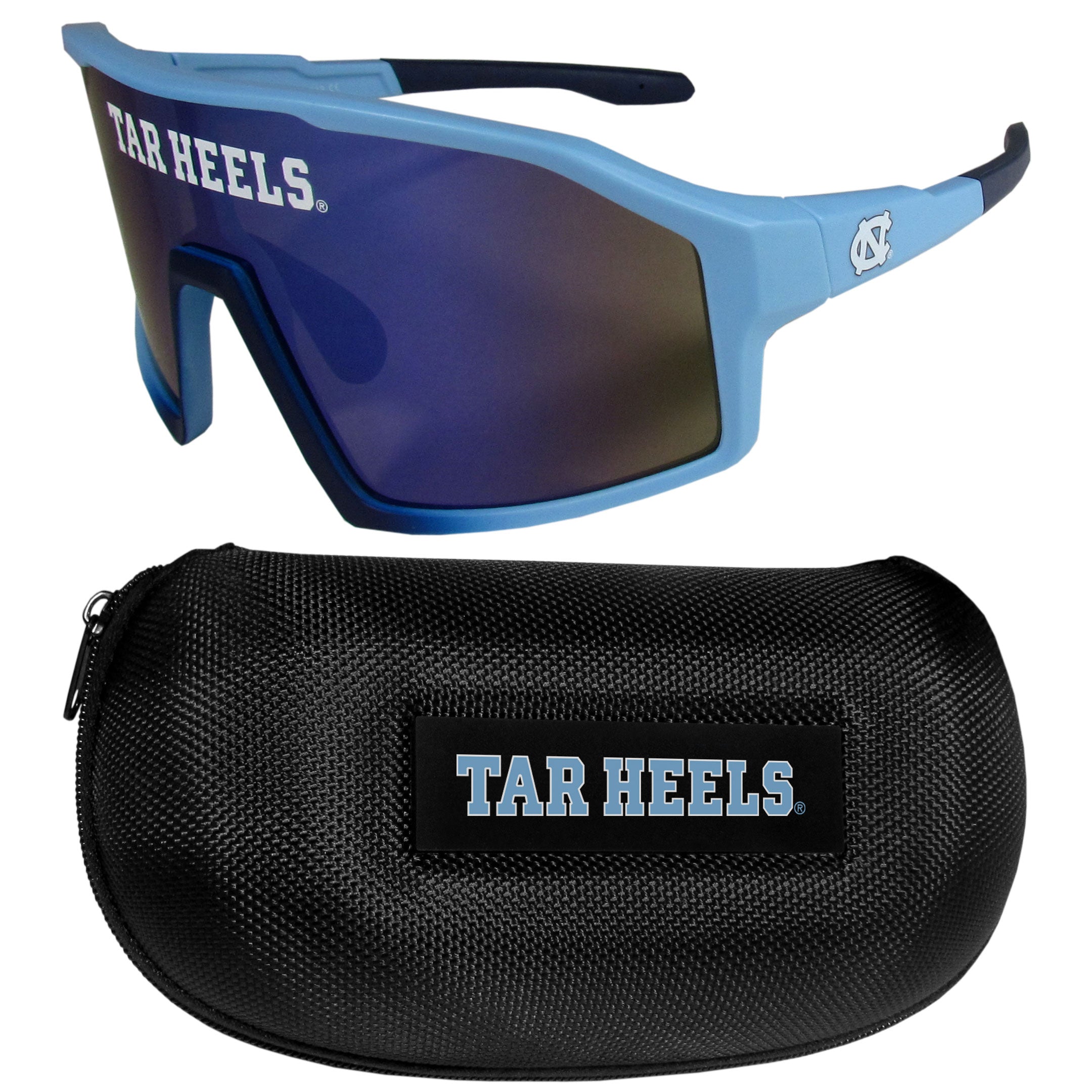 N. Carolina Tar Heels Shield Sunglasses with Case