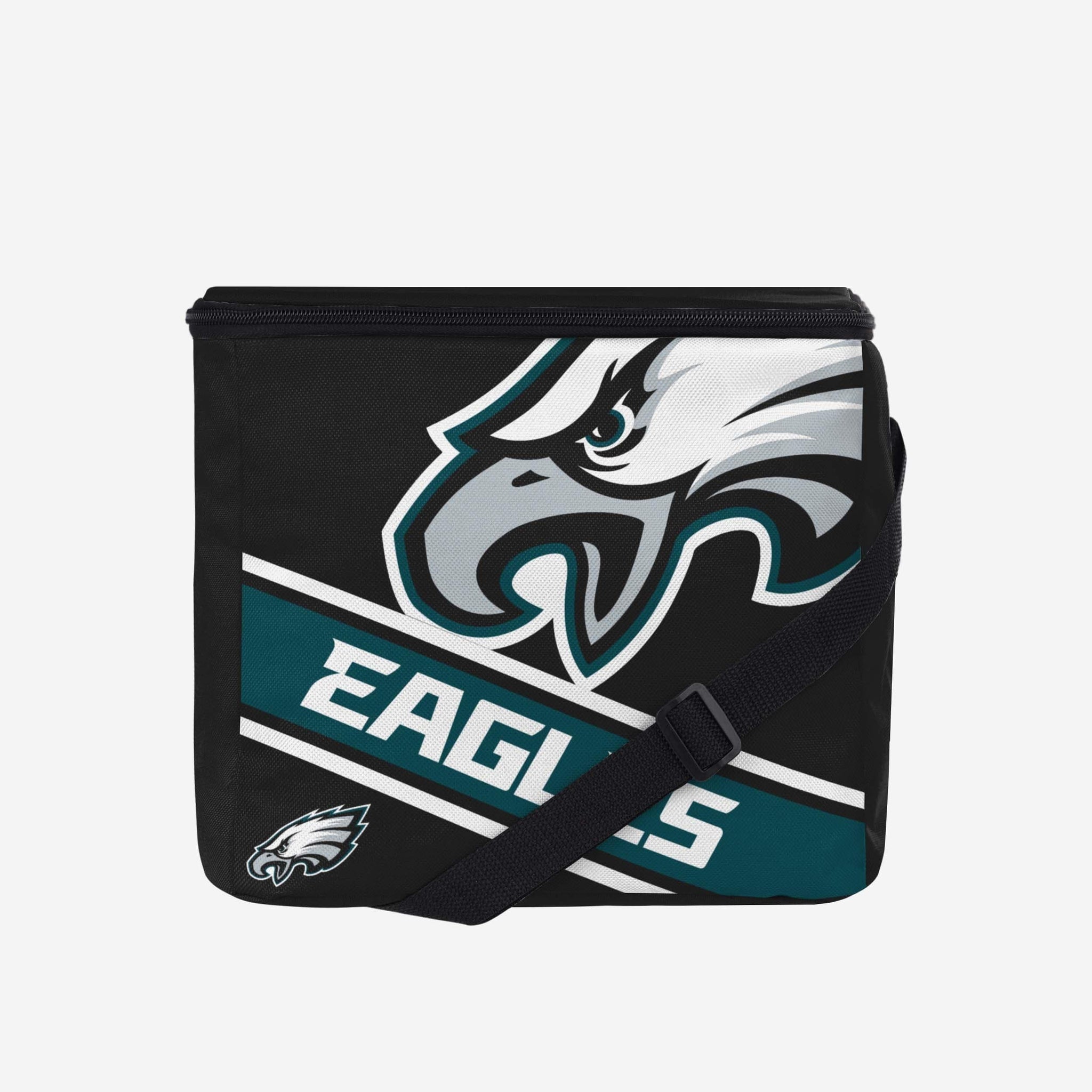 Philadelphia Eagles Big Logo Stripe 12 Pack Cooler - Sports Collectibles, Sports Memorabilia, Sports Fan Shop, Sports Gifts