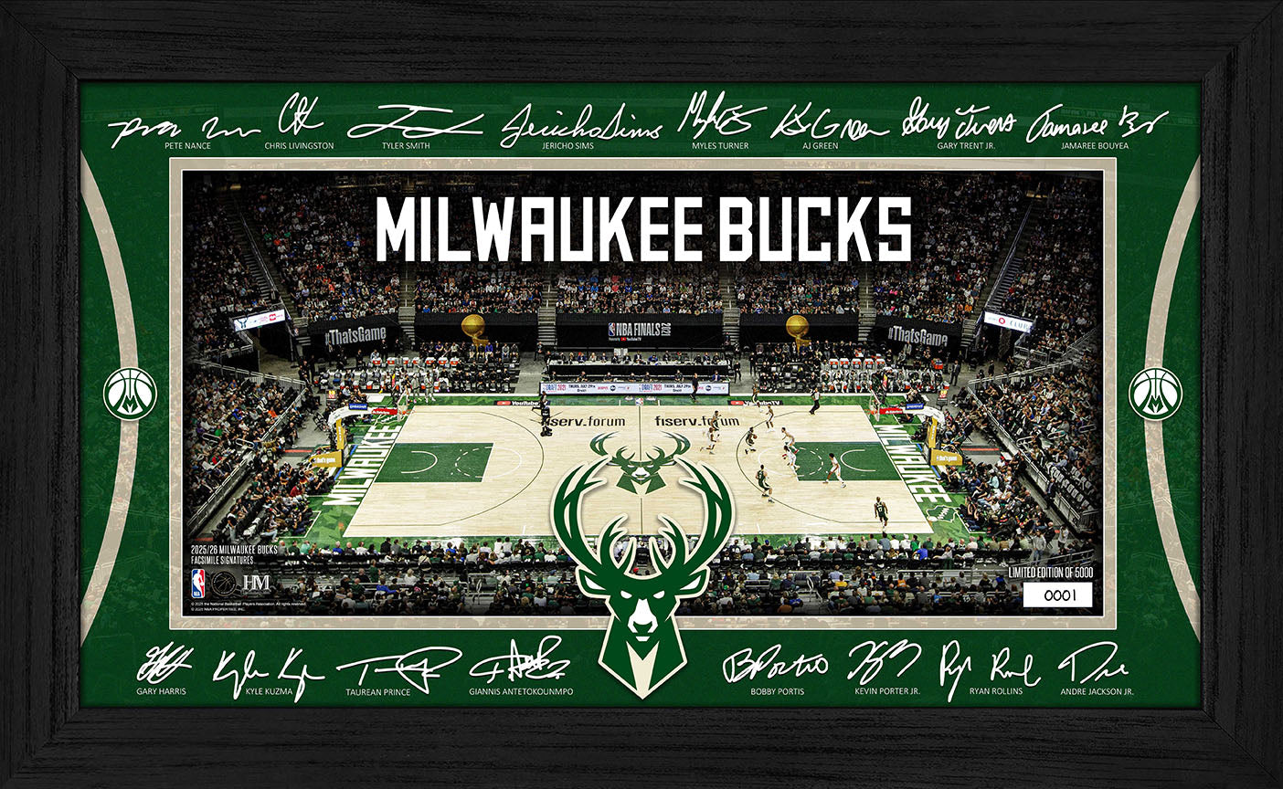 Milwaukee Bucks 2025 Signature Court