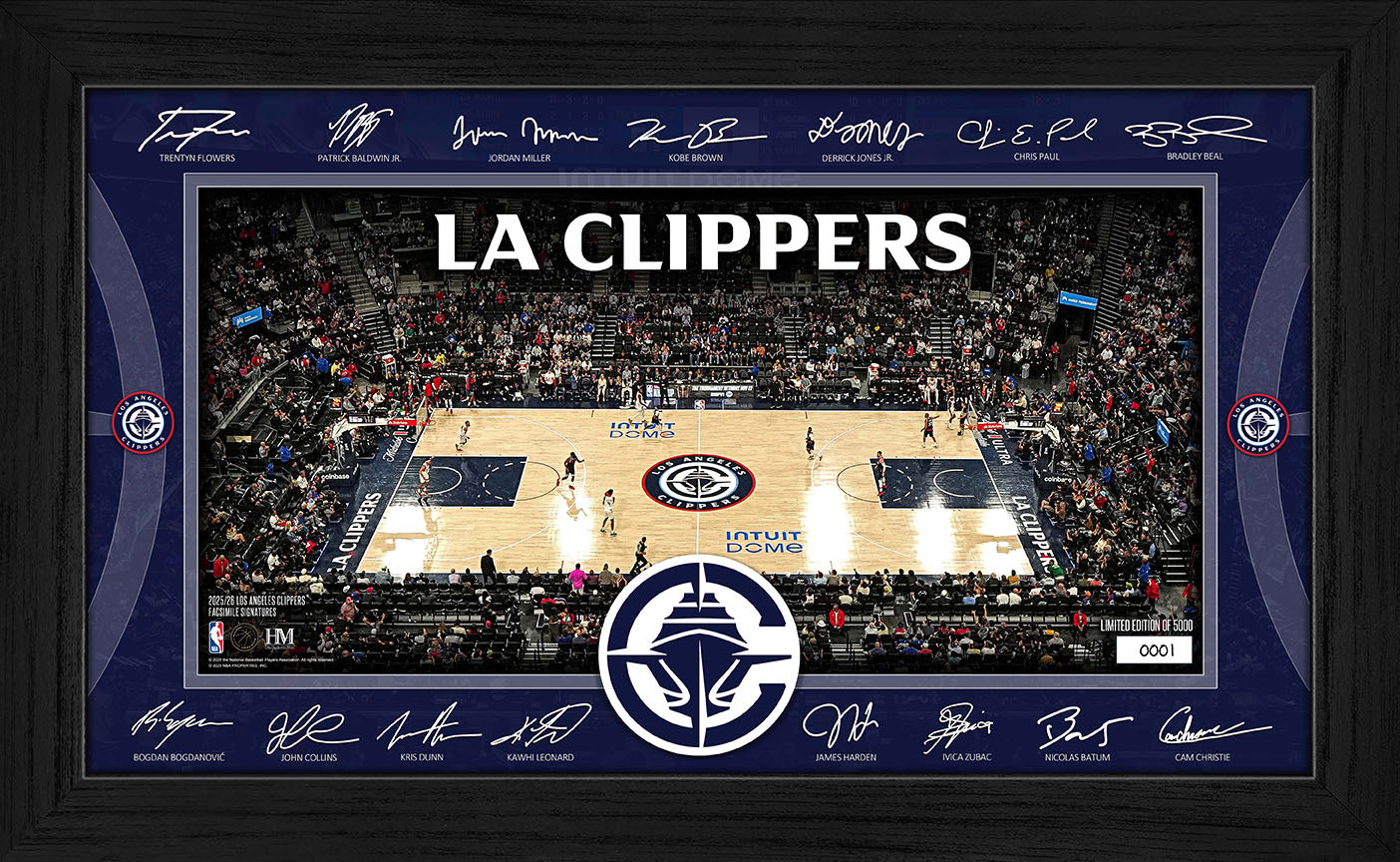 Los Angeles Clippers 2025 Signature Court