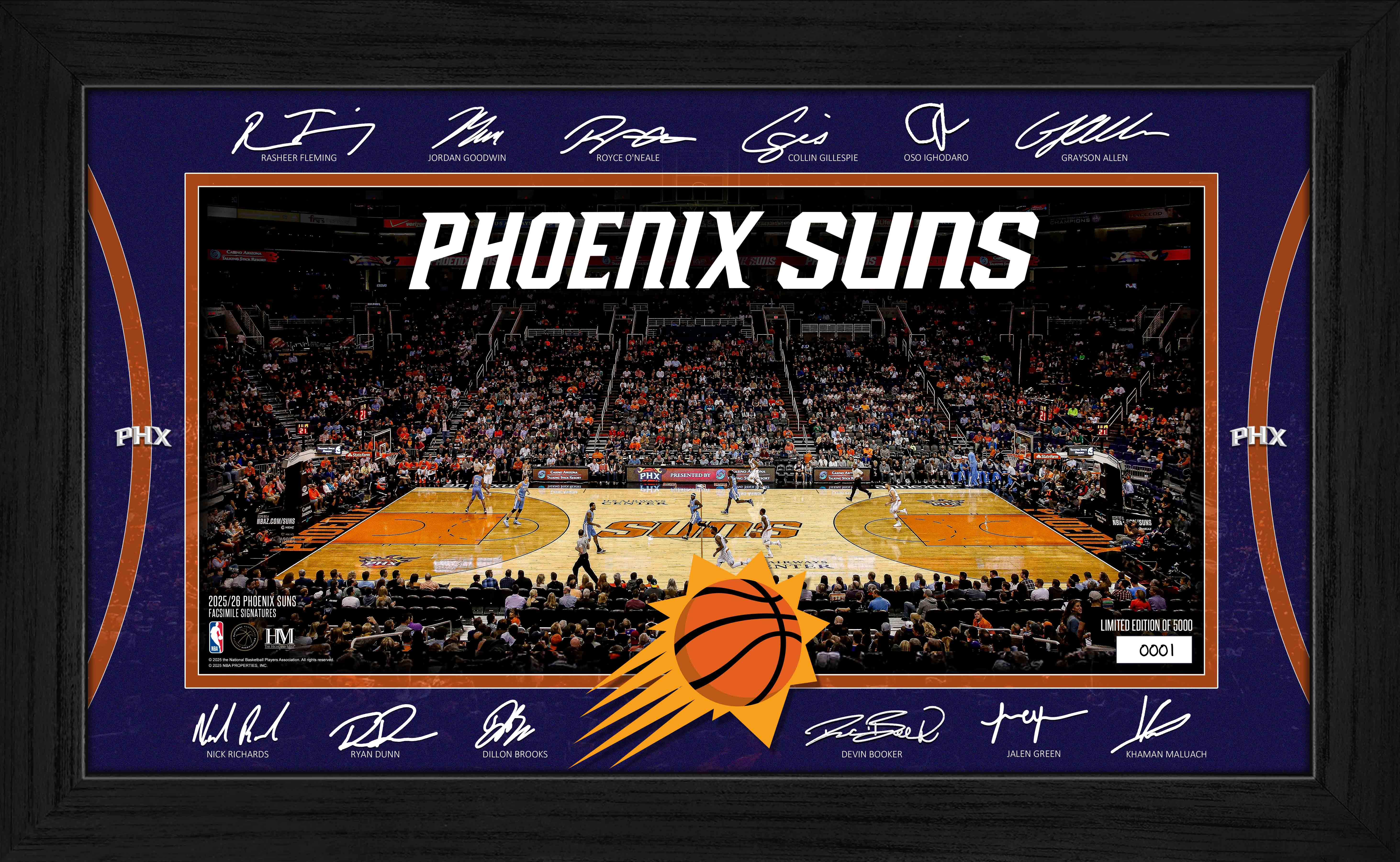 Phoenix Suns 2025 Signature Court