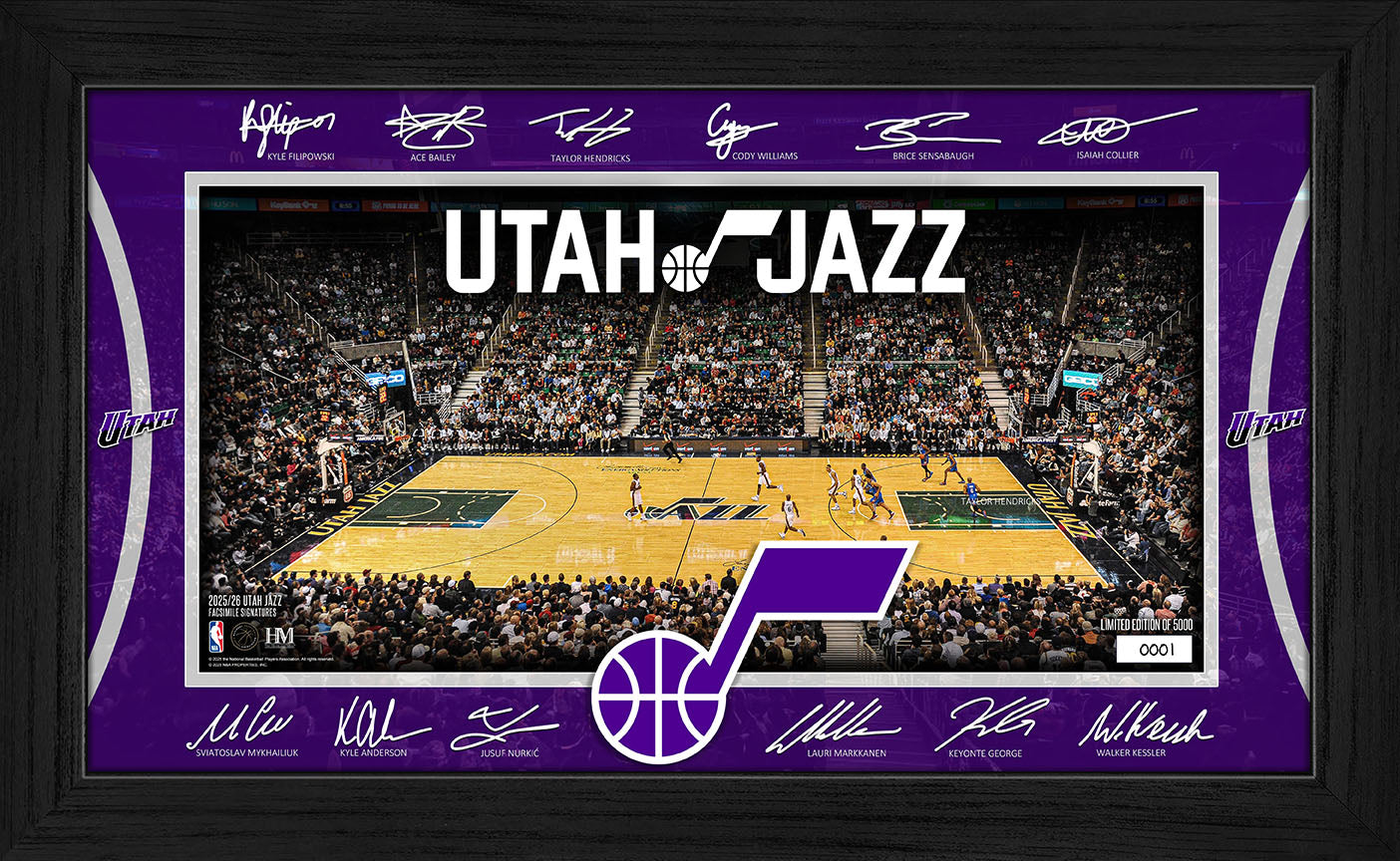 Utah Jazz 2025 Signature Court