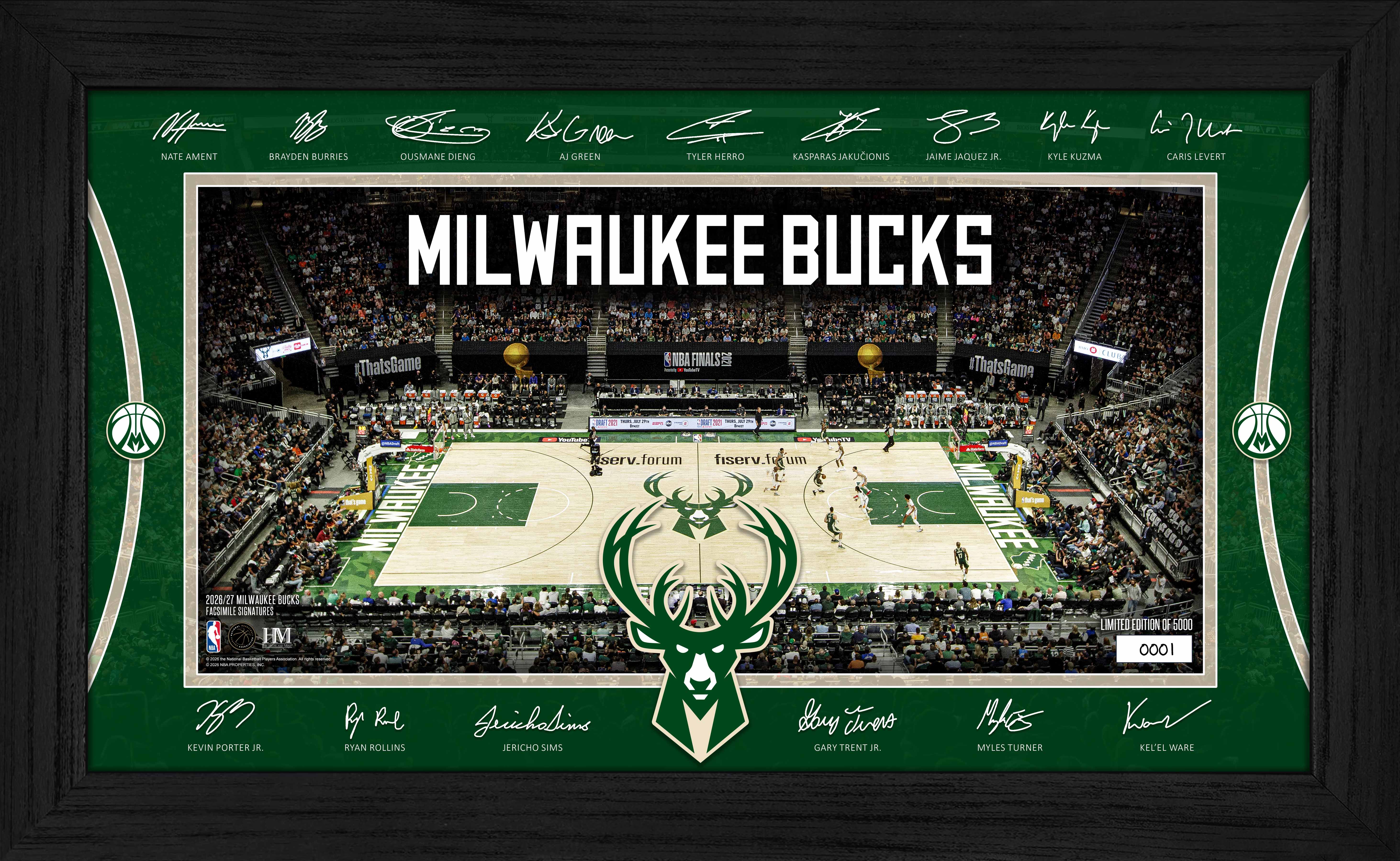 Milwaukee Bucks 2026-27 Signature Court