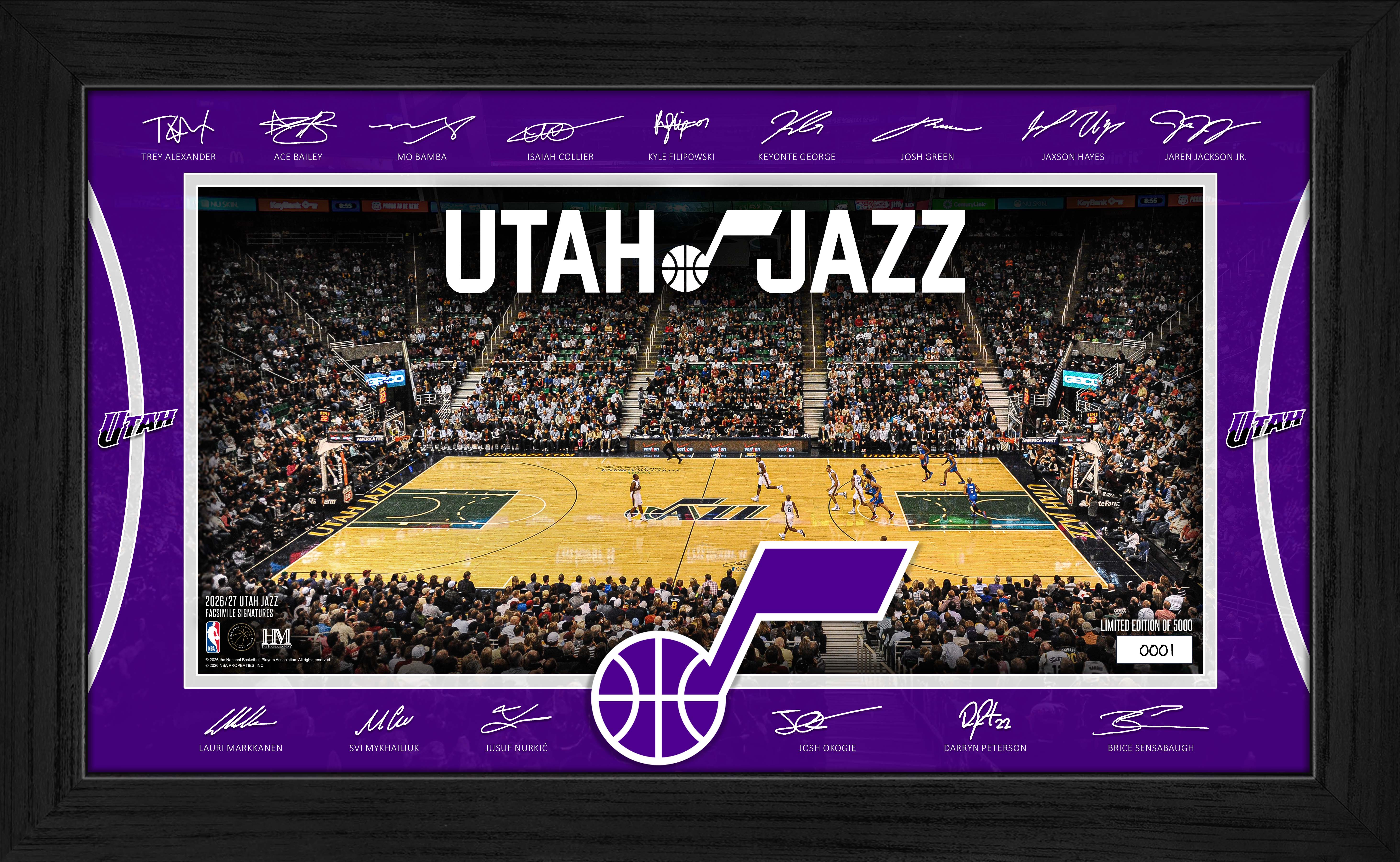 Utah Jazz 2026-27 Signature Court