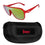Nebraska Cornhuskers Shield Sunglasses with Case