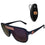 Auburn Tigers Shield Sunglasses with Visor Clip