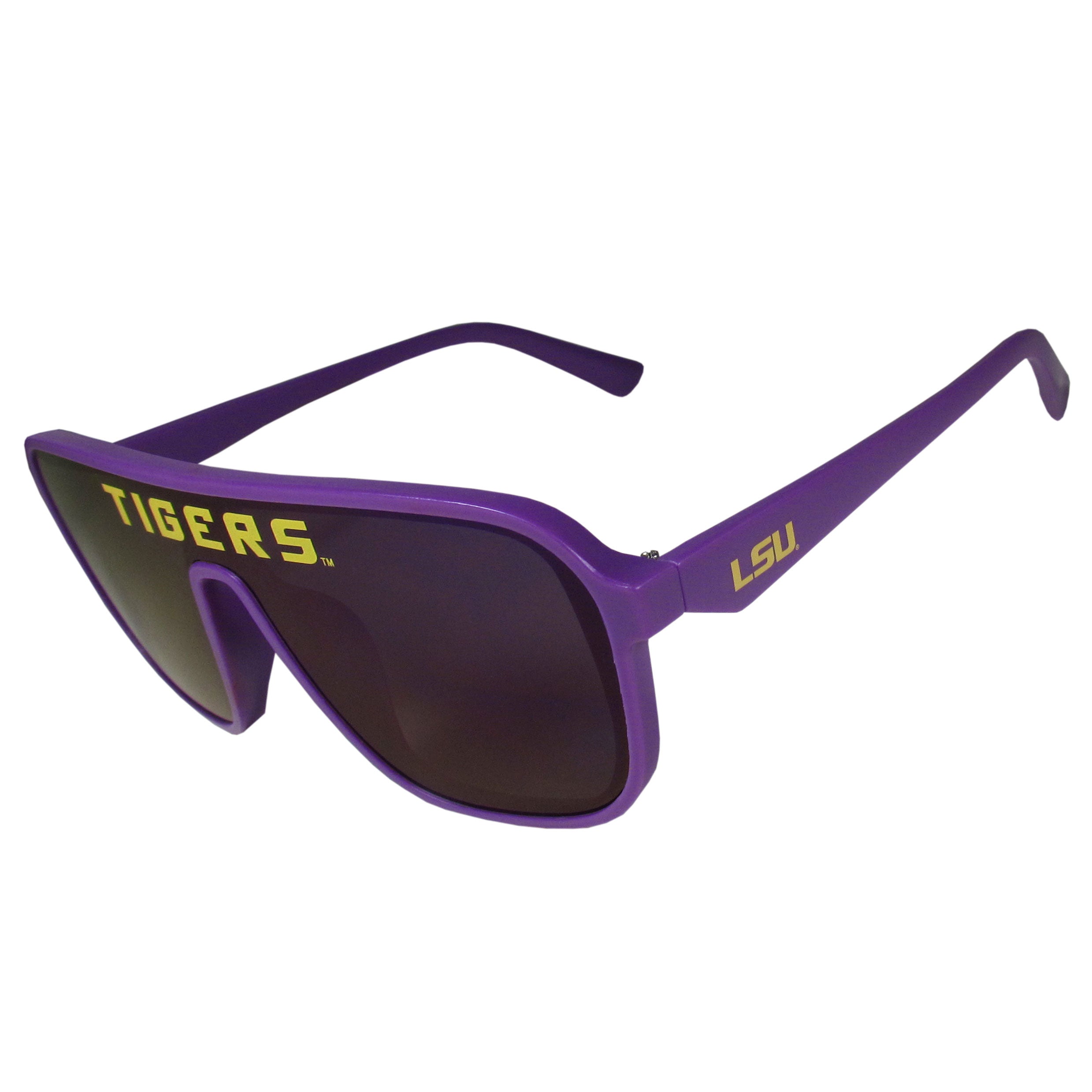 LSU Tigers Aviator Shield Sunglasses