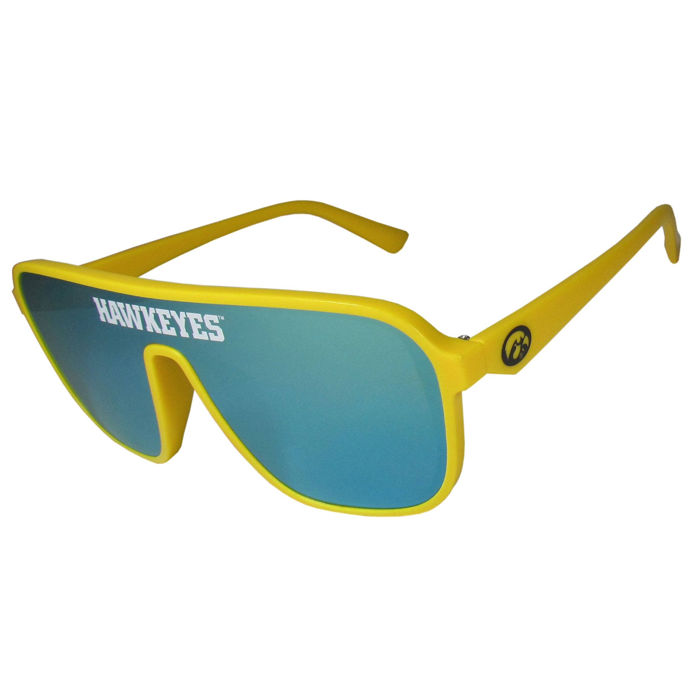 Iowa Hawkeyes Aviator Shield Sunglasses