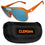 Clemson Tigers Shield Sunglasses with Case