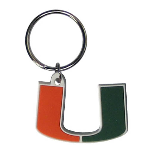 Miami Hurricanes Flex Key Chain - Sports Collectibles, Sports Memorabilia, Sports Fan Shop, Sports Gifts