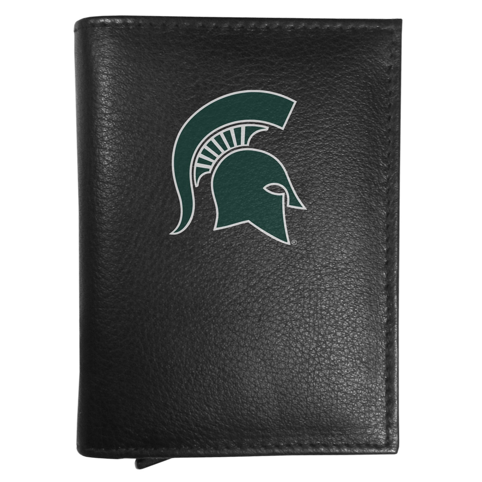 Michigan St. Spartans Leather RFID Pop-Up Wallet