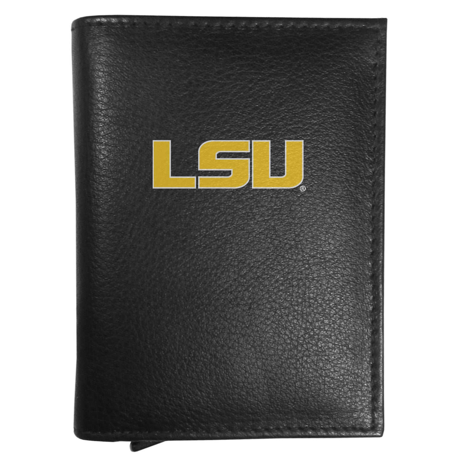 LSU Tigers Leather RFID Pop-Up Wallet
