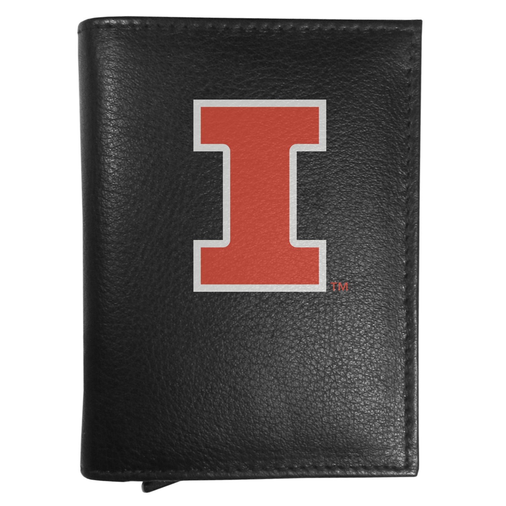 Illinois Fighting Illini Leather RFID Pop-Up Wallet