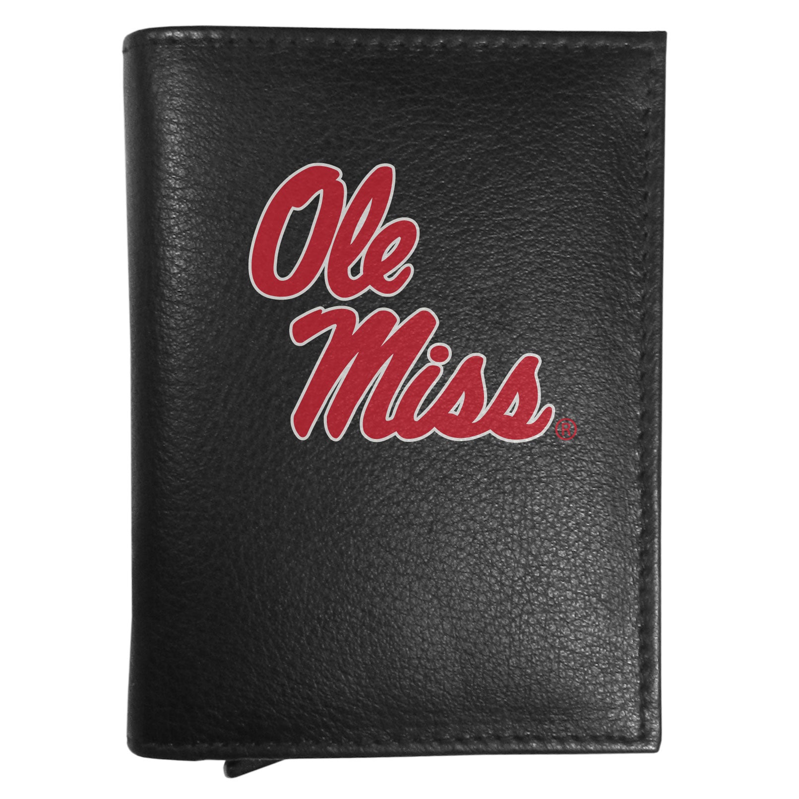 Mississippi Rebels Leather RFID Pop-Up Wallet
