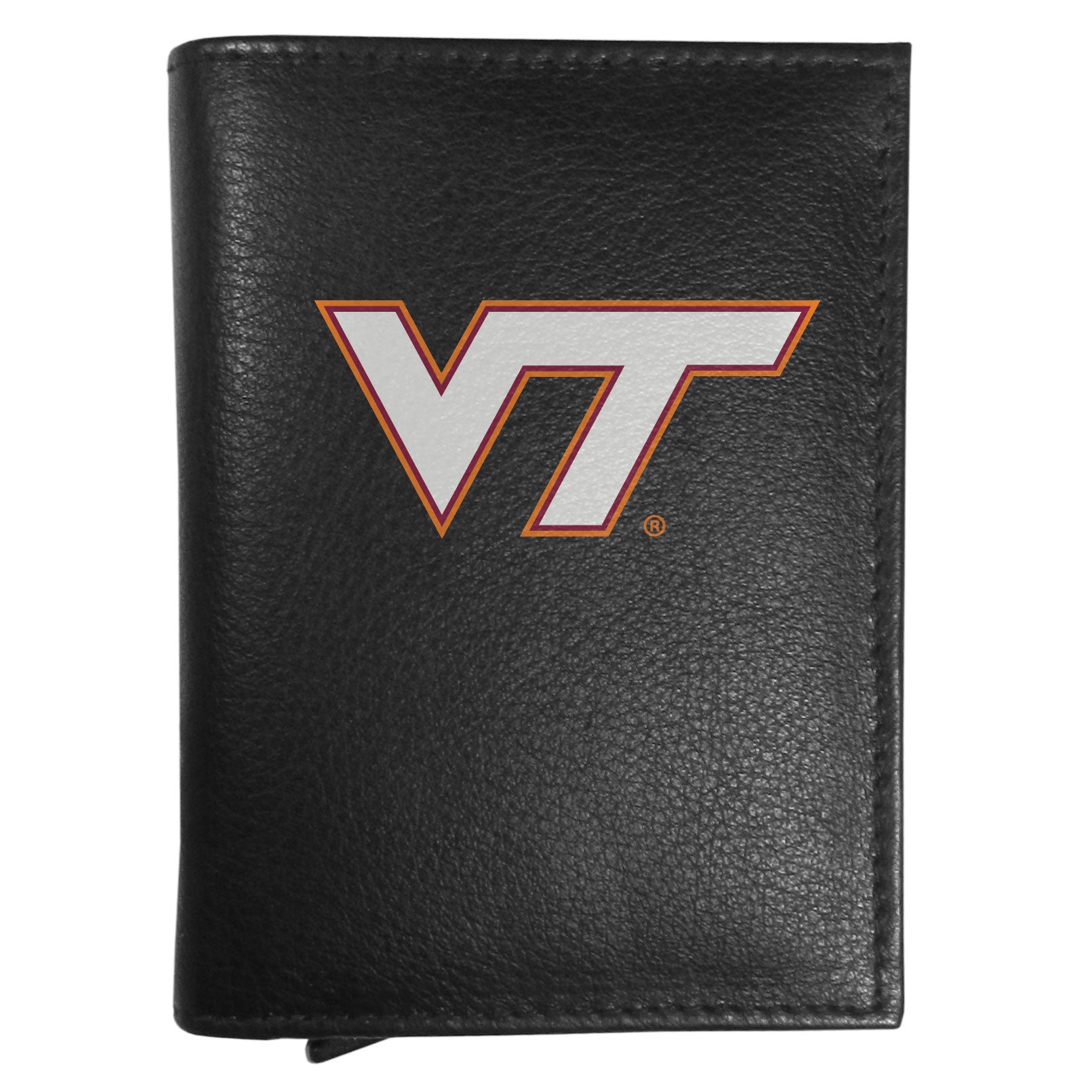 Virginia Tech Hokies Leather RFID Pop-Up Wallet