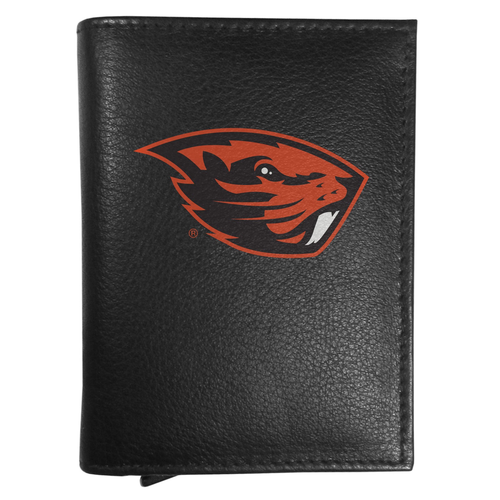 Oregon St. Beavers Leather RFID Pop-Up Wallet
