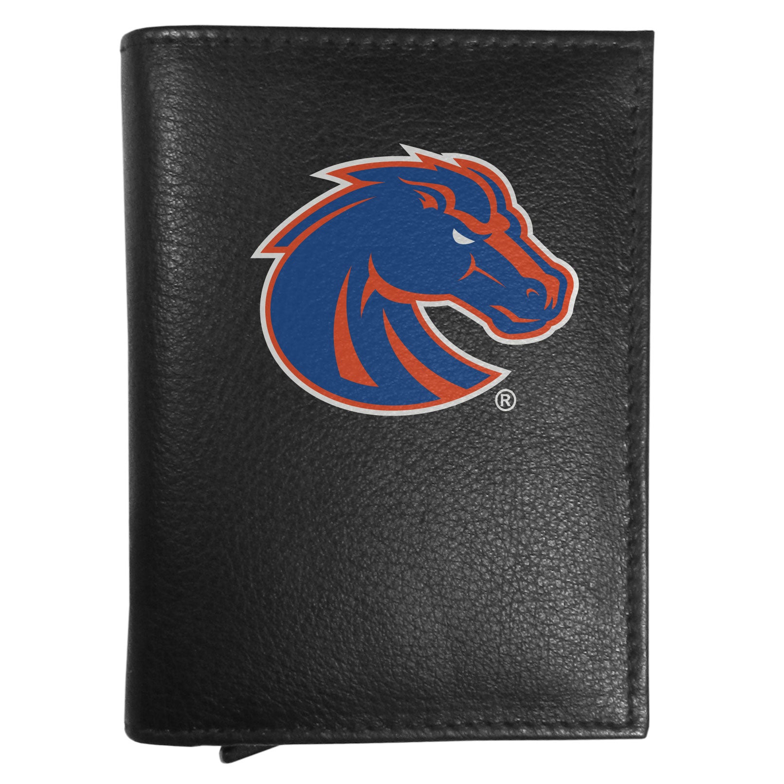 Boise St. Broncos Leather RFID Pop-Up Wallet