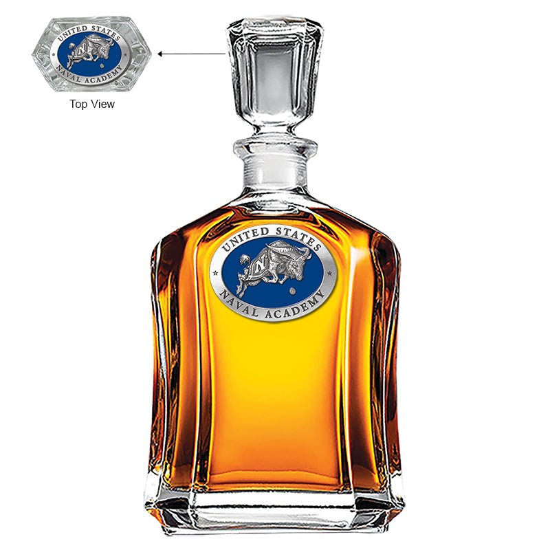 United States Naval Academy Goat Capitol Decanter - Sports Gifts, Sports Memorabilia, Sports Collectibles, Fan Shop