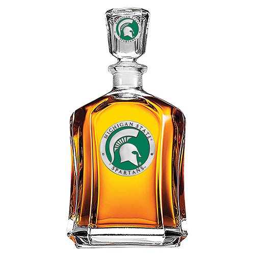 Michigan State University Capitol Decanter - Sports Gifts, Sports Memorabilia, Sports Collectibles, Fan Shop
