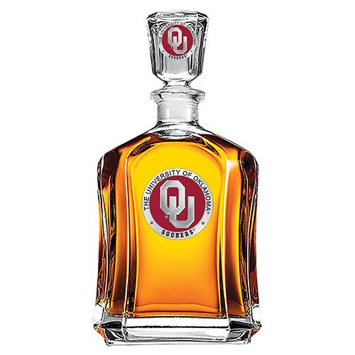 University of Oklahoma Capitol Decanter - Sports Gifts, Sports Memorabilia, Sports Collectibles, Fan Shop