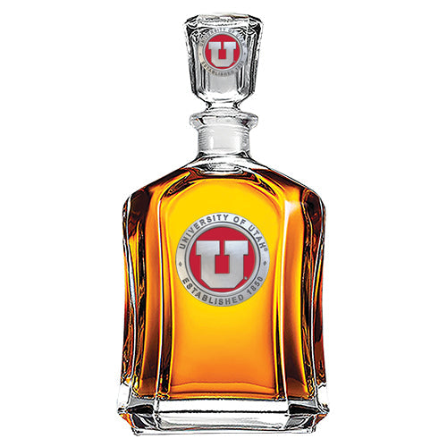 University of Utah Capitol Decanter - Sports Collectibles, Sports Memorabilia, Sports Fan Shop, Sports Gifts