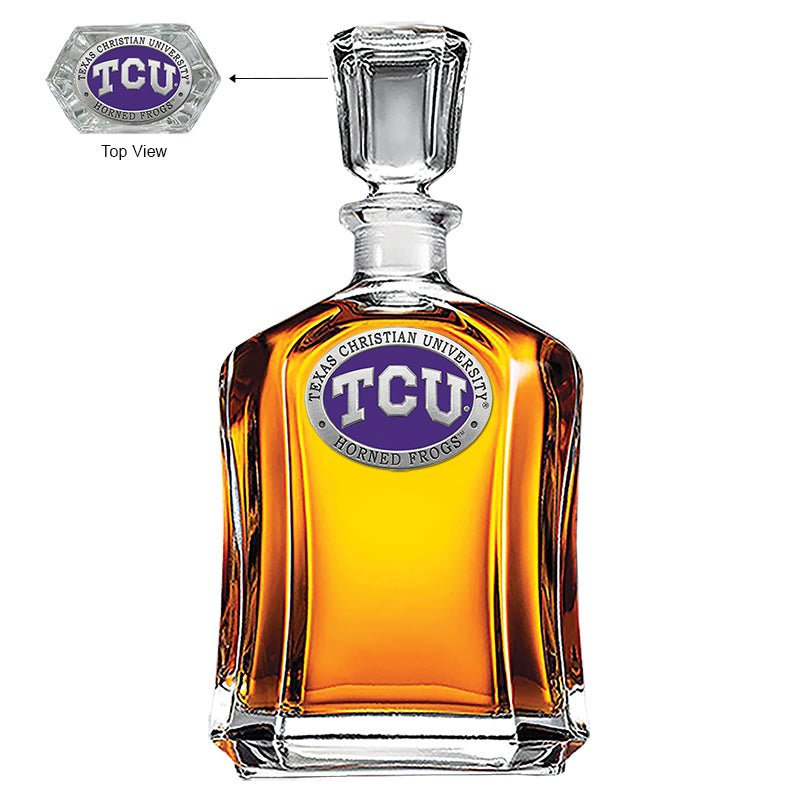 Texas Christian University Capitol Decanter - Sports Gifts, Sports Memorabilia, Sports Collectibles, Fan Shop