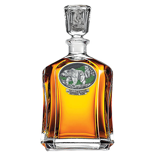 Grizzly Bear Yellowstone National Park Capitol Decanter - Sports Collectibles, Sports Memorabilia, Sports Fan Shop, Sports Gifts
