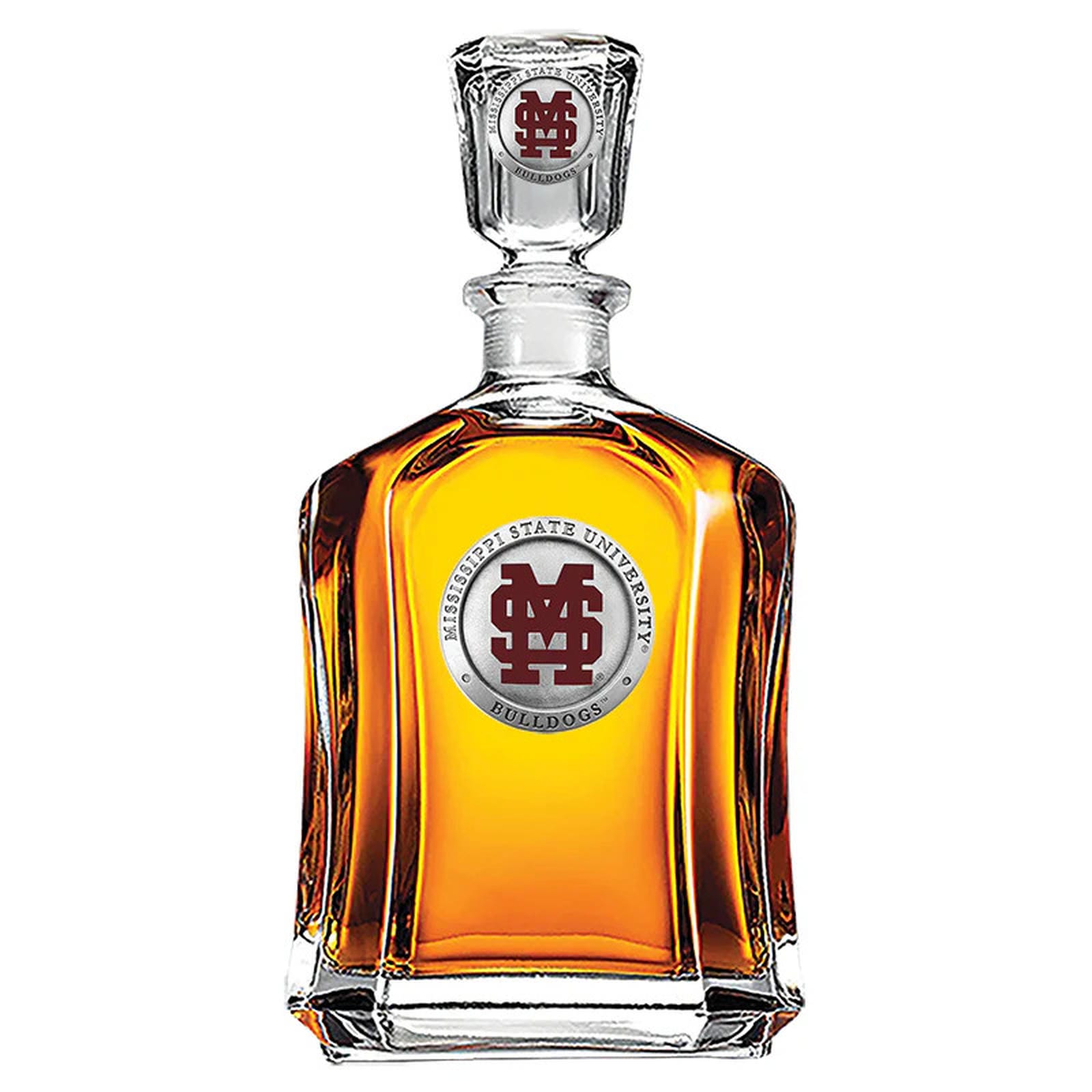 Mississippi State Baseball Logo Capitol Decanter - Sports Gifts, Sports Memorabilia, Sports Collectibles, Fan Shop