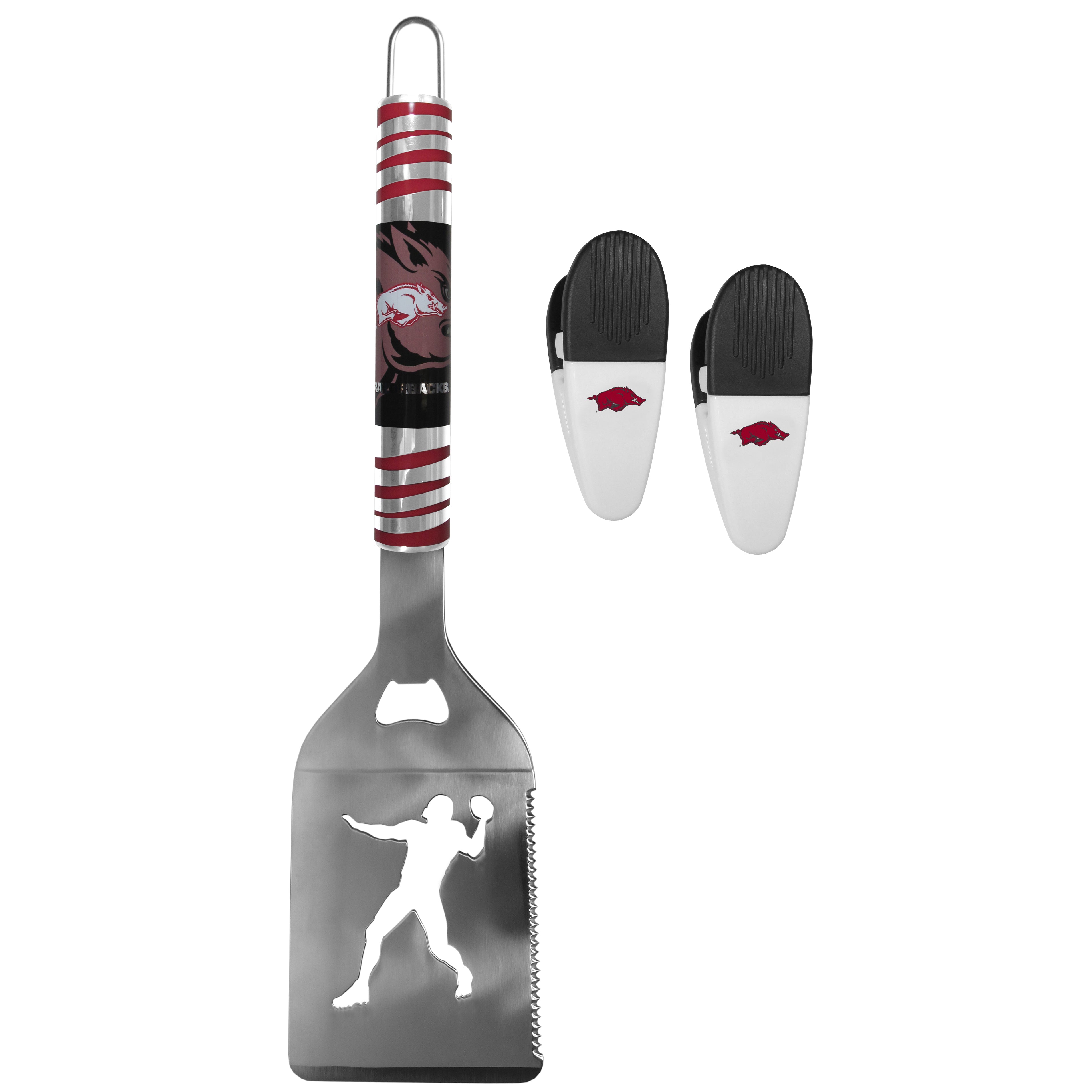 Arkansas Razorbacks Tailgater Spatula w/Chip Clips