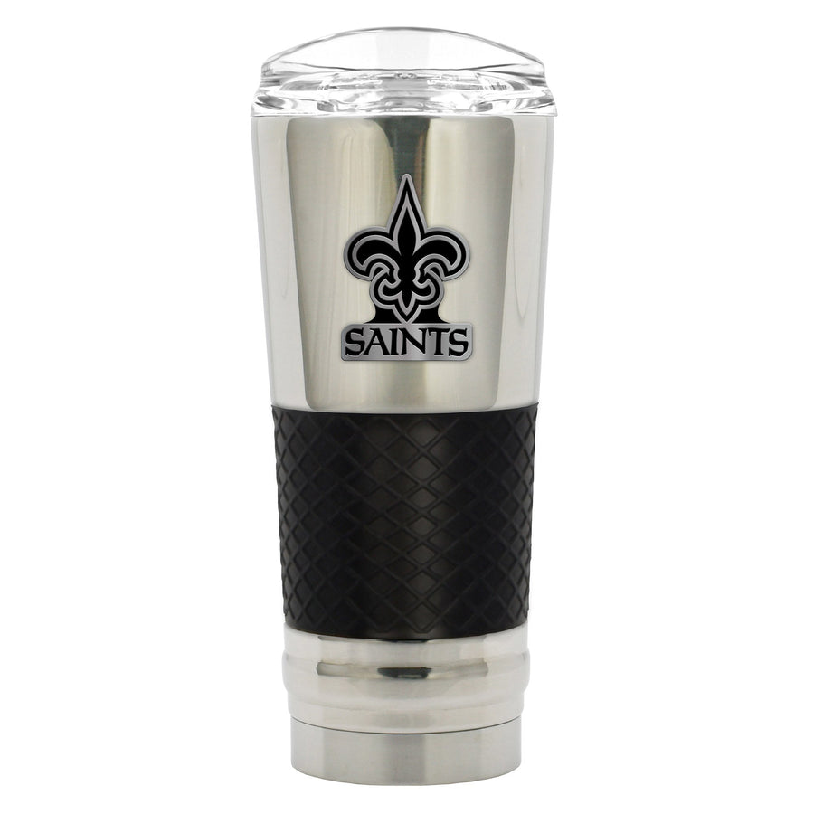 New Orleans Saints 24 oz. Chrome Stealth DRAFT Tumbler - 757 Sports Collectibles