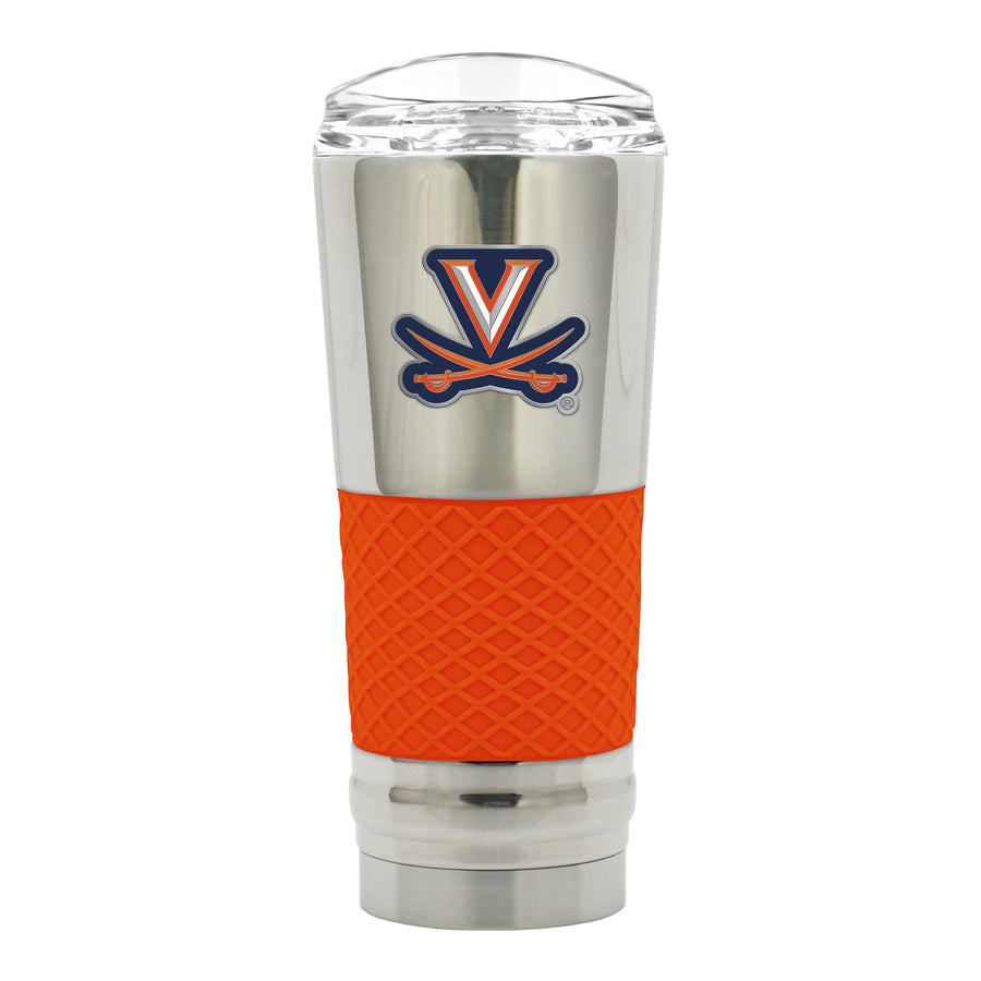 Virginia Cavaliers 24 oz. Chrome DRAFT "Yeti Like" Tumbler - Orange - 757 Sports Collectibles