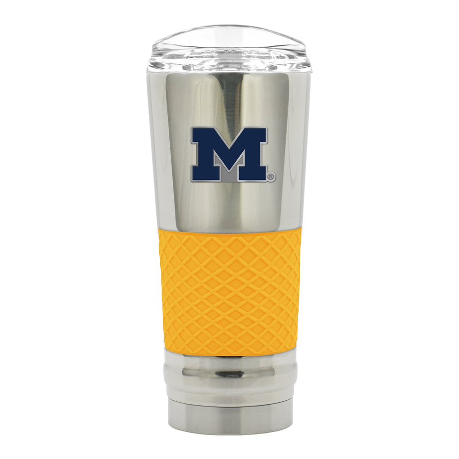 Michigan Wolverines 24 oz. Chrome DRAFT Tumbler - 757 Sports Collectibles