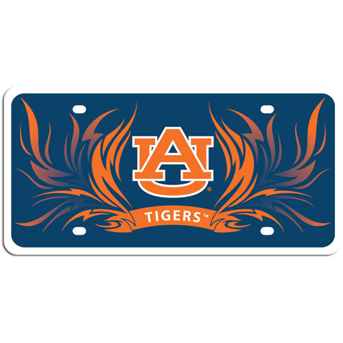 Auburn Tigers Styrene License Plate