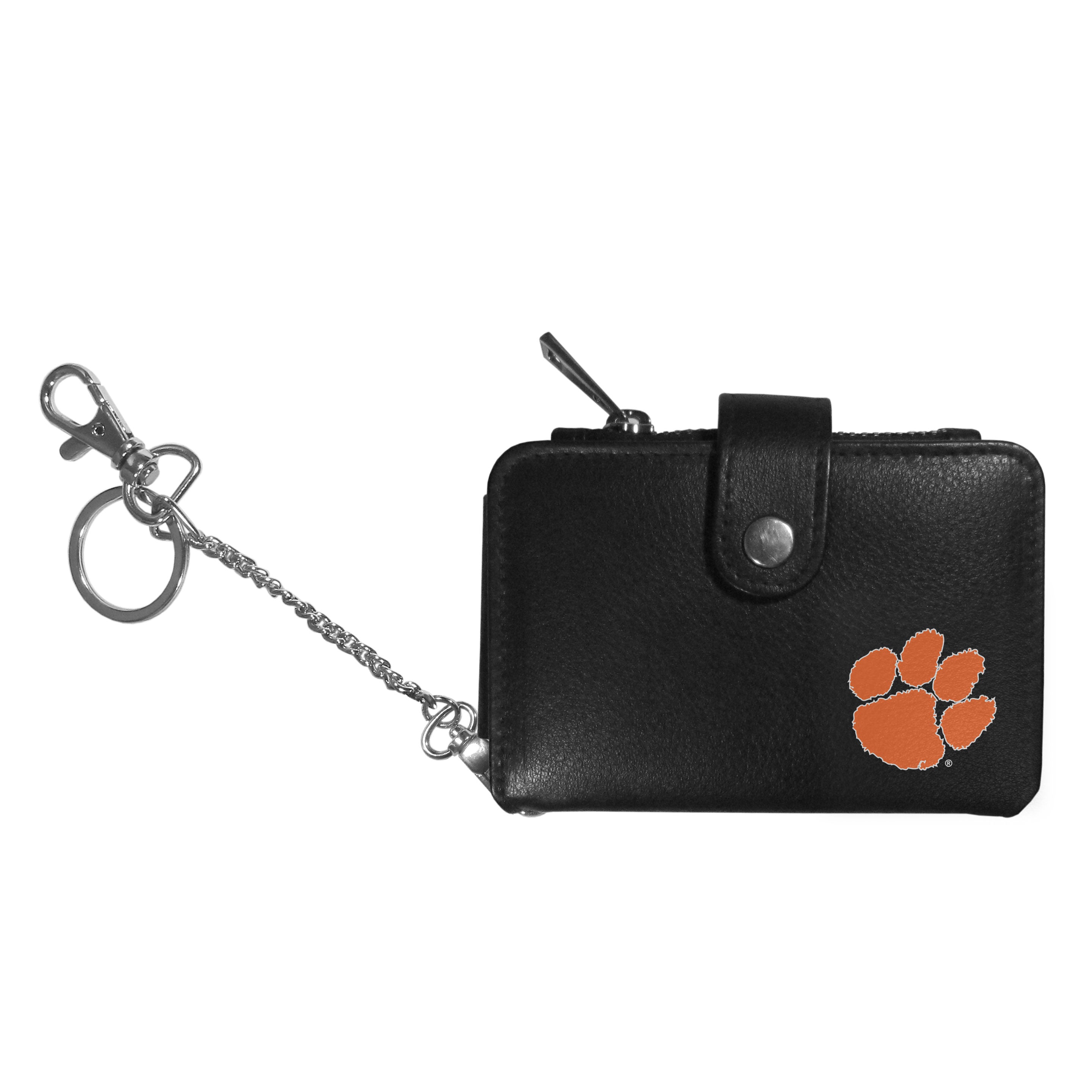 Clemson Tigers Women's Leather Weekender Wallet
