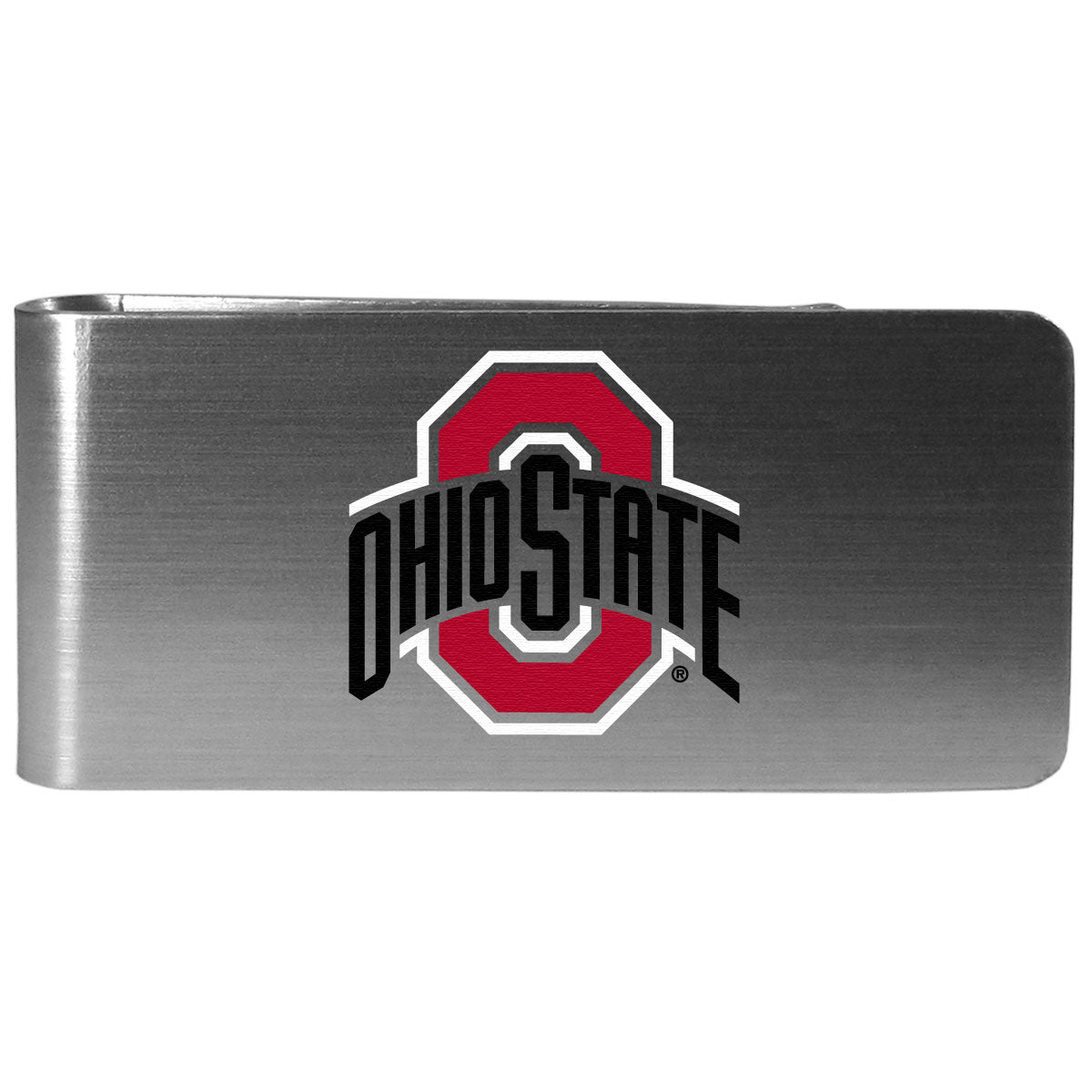 Ohio St. Buckeyes Steel Money Clip, Logo