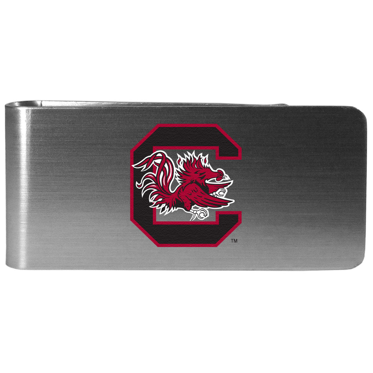 S. Carolina Gamecocks Steel Money Clip, Logo