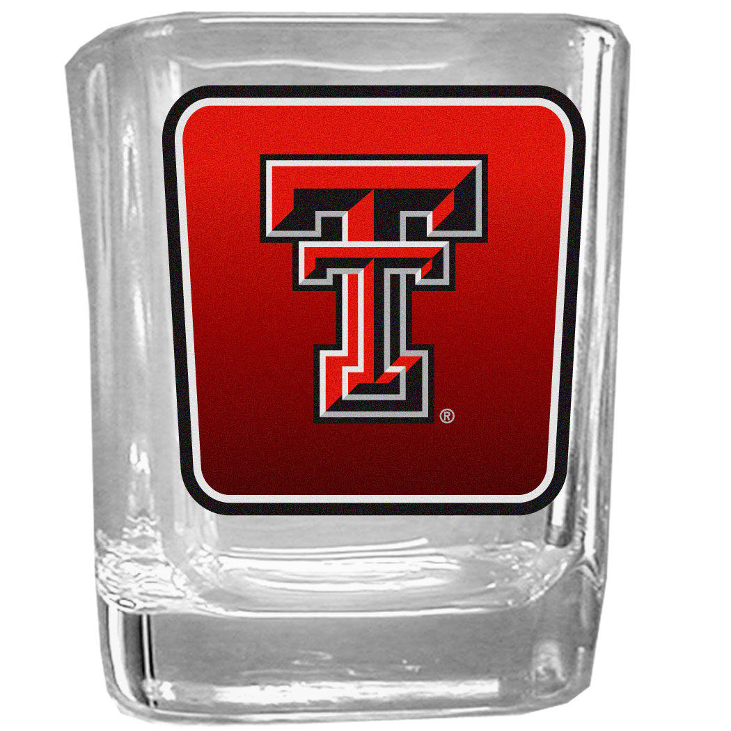 Texas Tech Raiders Square Glass Shot Glass