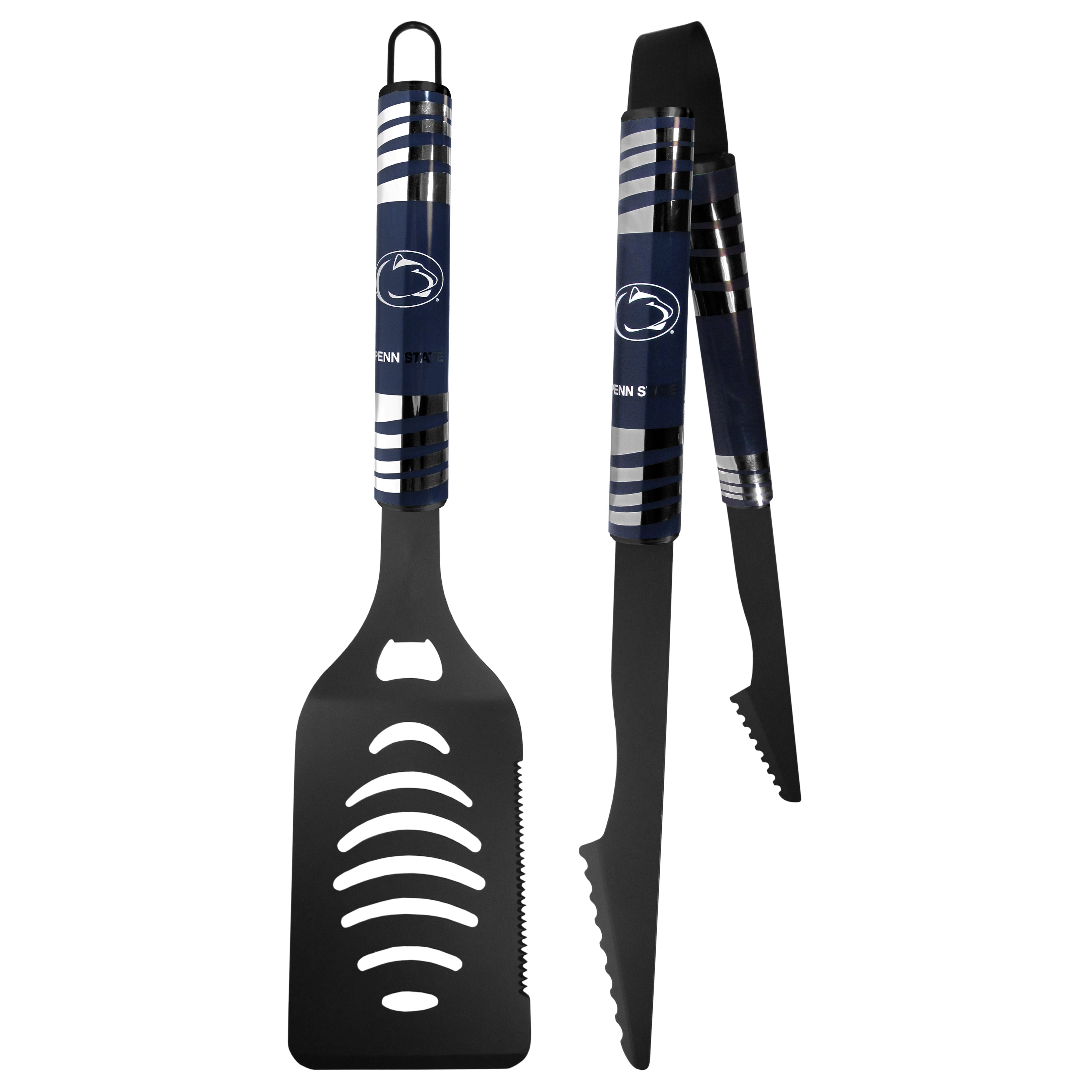 Penn St. Nittany Lions 2 pc Black Tailgate BBQ Set