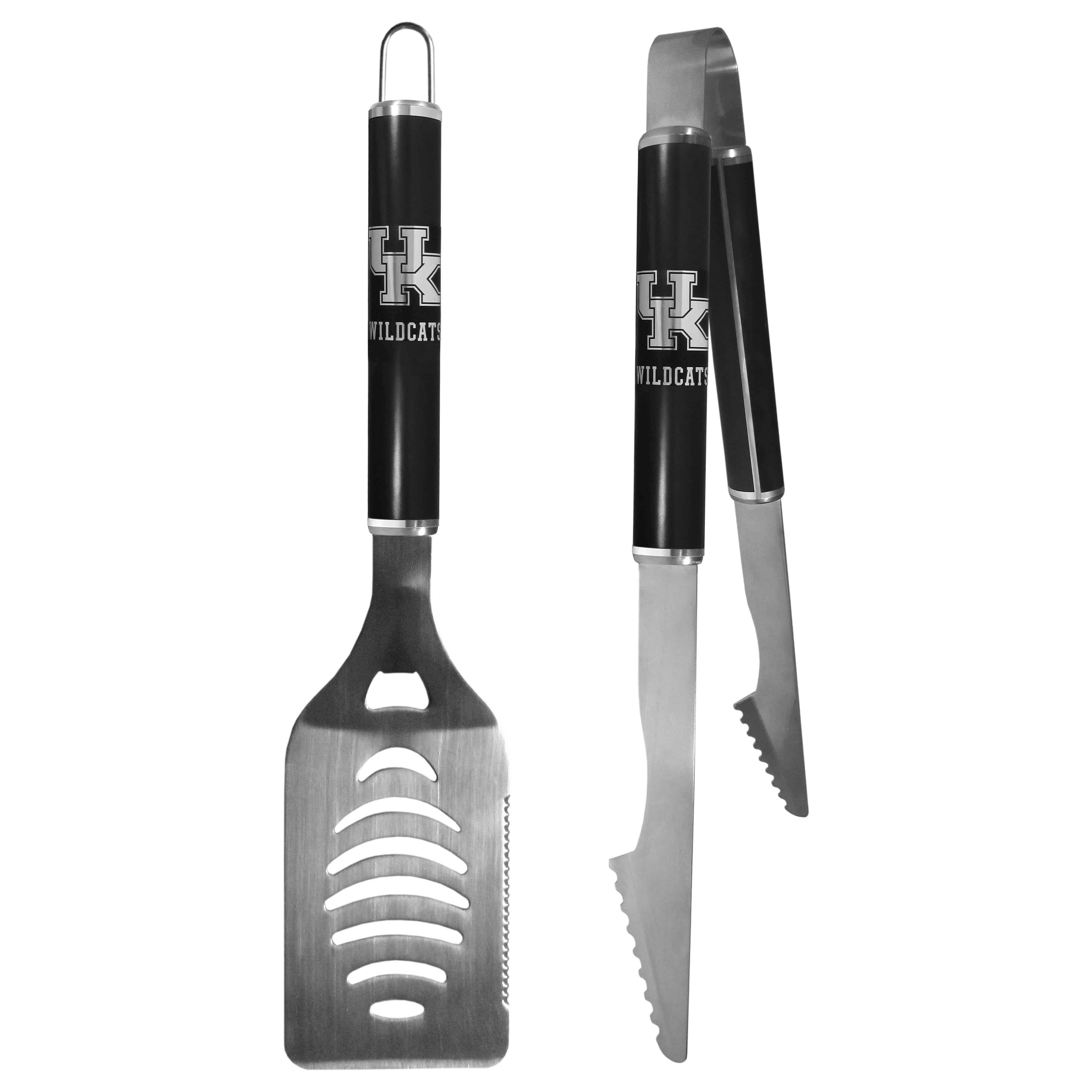 Kentucky Wildcats 2 pc Black Steel Tailgate BBQ Set