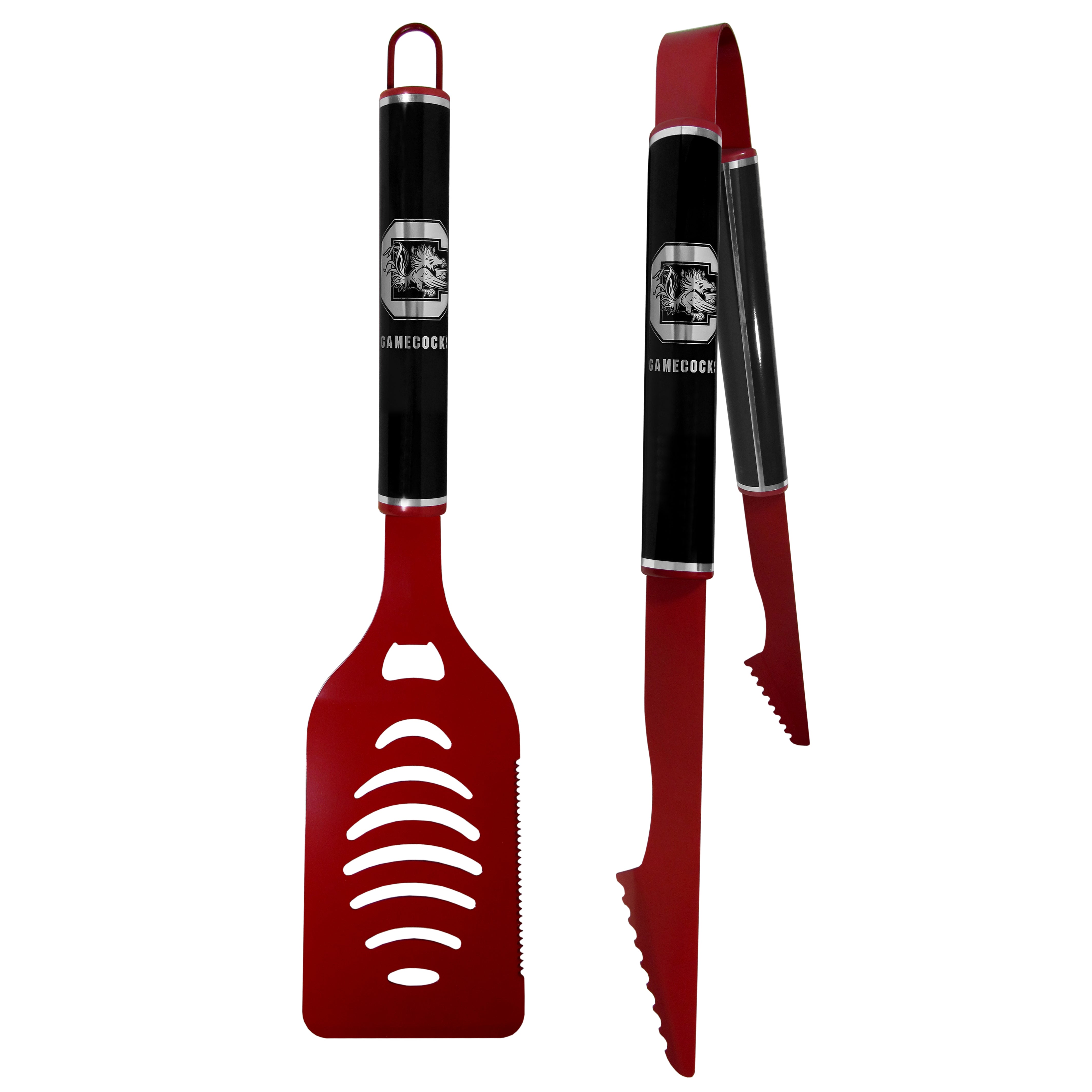 S. Carolina Gamecocks 2 pc Color and Black Tailgate BBQ Set