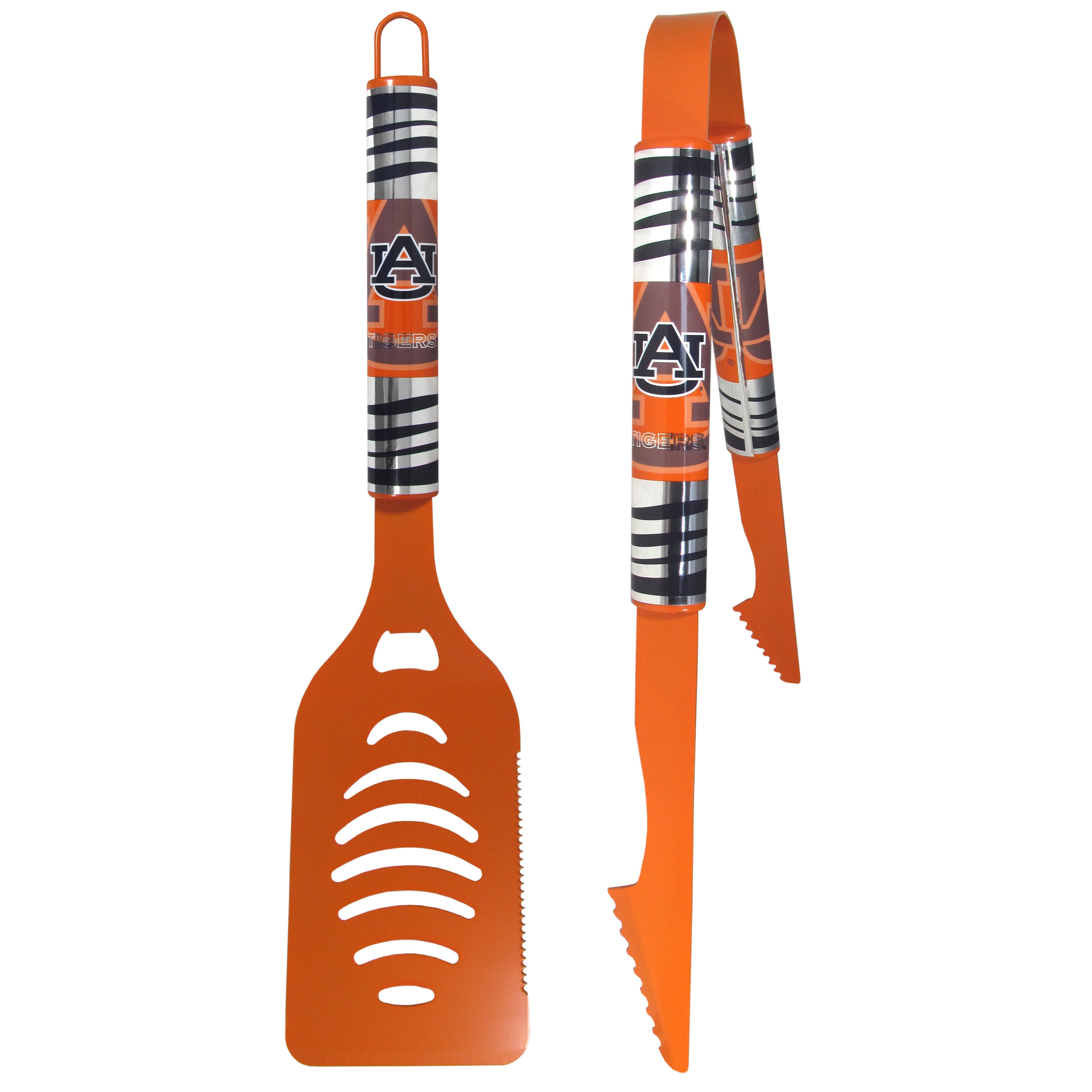 Auburn Tigers 2 pc Color Tailgate BBQ Set