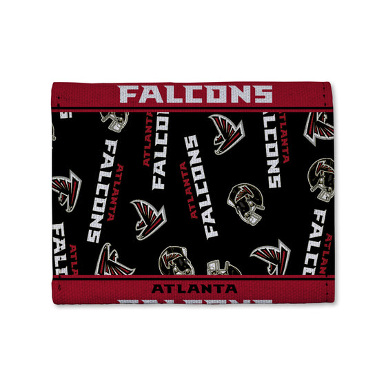 NFL Football Atlanta Falcons  Canvas Trifold Wallet - Great Accessory
