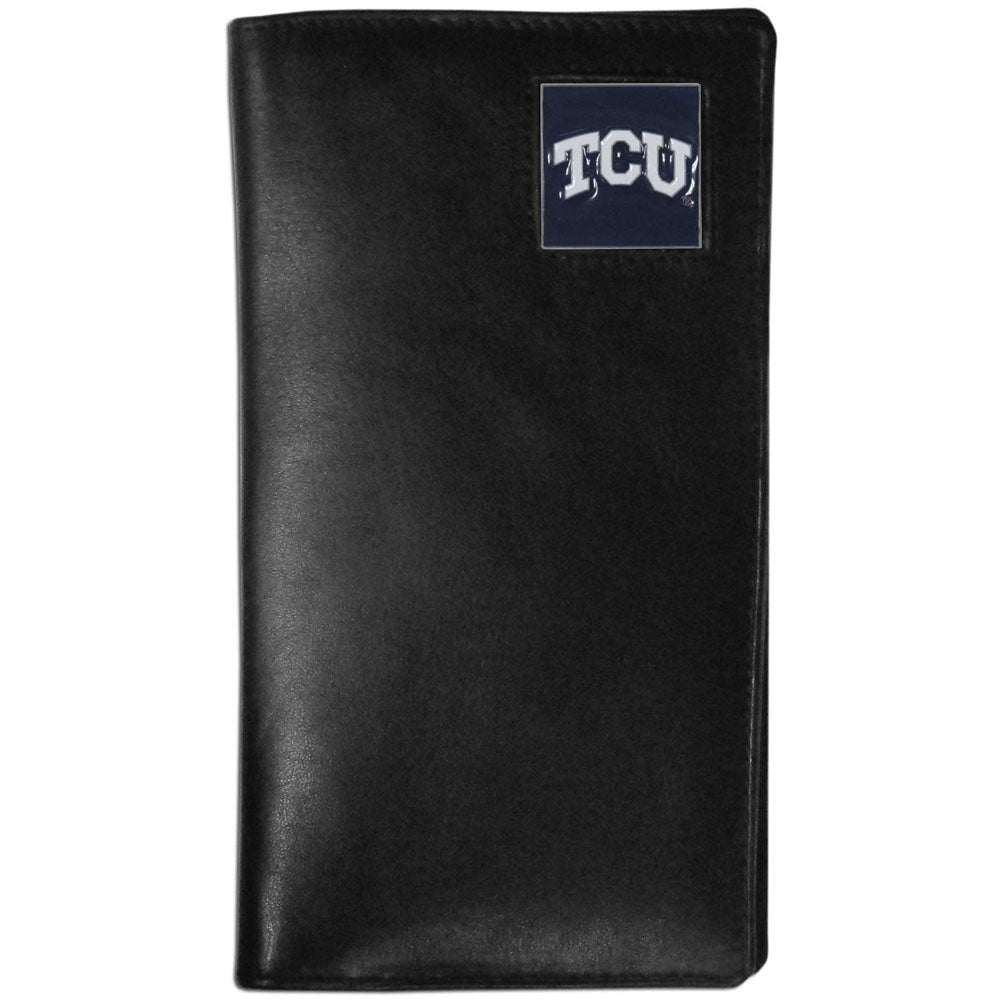 TCU Horned Frogs Leather Tall Wallet (SSKG)