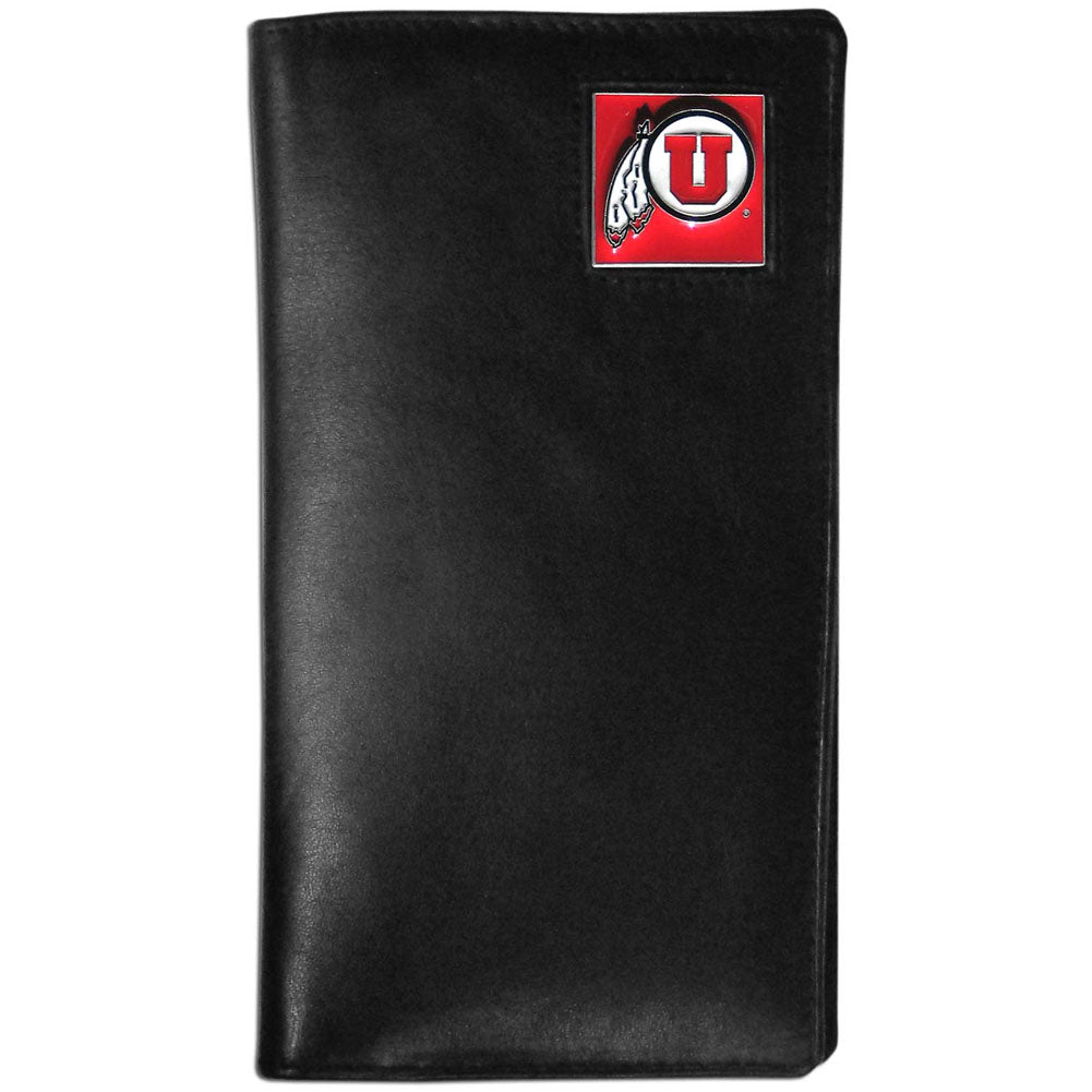 Utah Utes Leather Tall Wallet (SSKG)