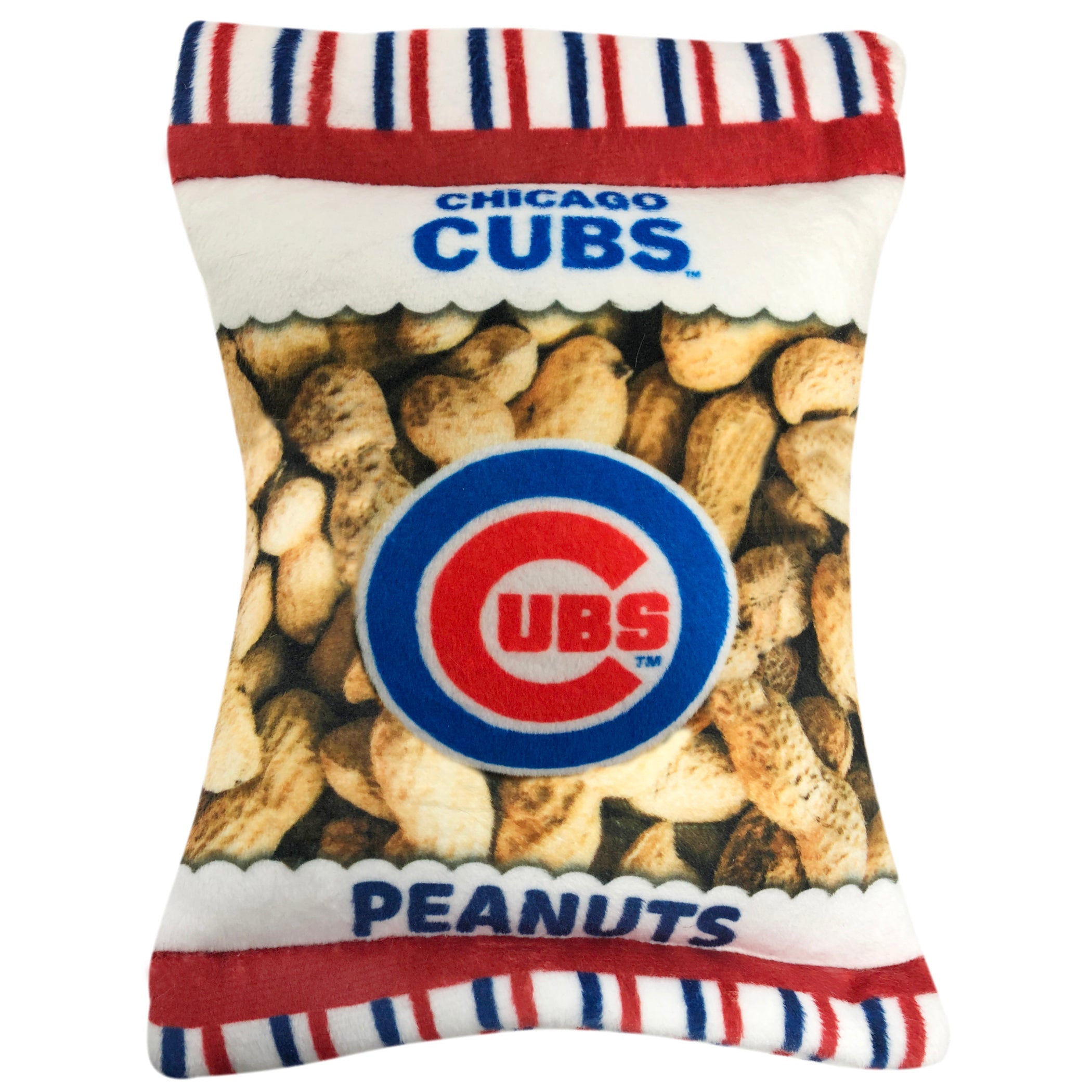 Chicago Cubs Peanut Bag Toy by Pets First - Sports Collectibles, Sports Memorabilia, Sports Fan Shop, Sports Gifts